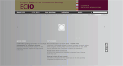 Desktop Screenshot of ecio.org