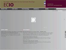 Tablet Screenshot of ecio.org